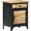 Image de vidaXL Table de chevet 40x30x50 cm Bois de manguier massif