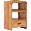 Image de vidaXL Table de chevet 40x30x60 cm Bois acacia massif et finition miel