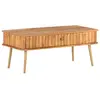 Image de vidaXL Table basse 100x50x40 cm Bois d'acacia massif