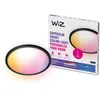 Image de WiZ Plafondlamp SuperSlim - Diameter: 55 cm - Gekleurd en Wit Licht - Slimme Plafonniere - 32W - Zwart - Wi-Fi