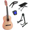 Image de LaPaz C30N klassieke gitaar 3/4-formaat naturel + statief + accessoires