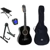 Image de LaPaz 002 BK klassieke gitaar 3/4-formaat zwart + accessoires