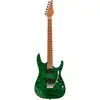 Image de Fazley Sunrise Series Seawave Transparent Green elektrische gitaar met deluxe gigbag