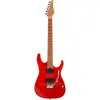 Image de Fazley Sunrise Series Seawave Transparent Red elektrische gitaar met deluxe gigbag