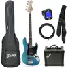 Image de Fazley Outlaw Series Judge Basic Blue basgitaar starterset