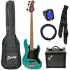 Image de Fazley Outlaw Series Judge Plus Blue basgitaar starterset