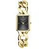 Image de Rosefield Octagon XS Studio Montre Femme Bracelet Chaîne Acier Inoxydable 19.5x24mm