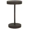 Image de vidaXL Table de jardin Marron 60,5x106 cm Résine tressée