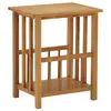 Image de vidaXL Table à revues 45x35x55 cm Bois de chêne solide