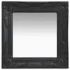 Image de vidaXL Miroir mural style baroque 40x40 cm noir