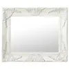 Image de vidaXL Miroir mural style baroque 50x40 cm Blanc
