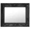 Image de vidaXL Miroir mural style baroque 50x40 cm noir