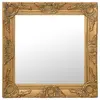 Image de vidaXL Miroir mural style baroque 50x50 cm Doré