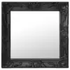 Image de vidaXL Miroir mural style baroque 50x50 cm noir