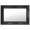 Image de vidaXL Miroir mural style baroque 60x40 cm noir