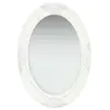 Image de vidaXL Miroir mural style baroque 50x70 cm Blanc