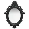 Image de vidaXL Miroir mural style château 56x76 cm Noir