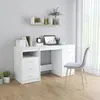 Image de vidaXL Bureau Blanc 140x50x76 cm Bois d’ingénierie