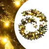 Image de vidaXL Guirlande de Noël avec lumières LED Noir 2,7 m PVC