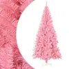 Image de vidaXL Sapin de Noël artificiel avec support rose 210 cm PVC