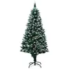 Image de vidaXL Sapin de Noël avec pommes de pin et neige blanche 180 cm