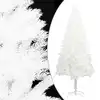 Image de vidaXL Arbre de Noël artificiel aiguilles réalistes blanc 120 cm