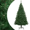 Image de vidaXL Arbre de Noël artificiel avec branches épaisses vert 240 cm PVC