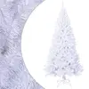 Image de vidaXL Arbre de Noël artificiel avec branches épaisses blanc 240cm PVC