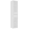 Image de vidaXL Bibliothèque 6 niveaux, 4 étagères & 2 tiroirs, 36x30x171 cm, Bois reconstitué, Blanc, Meuble de rangement, Armoire debout, Mobilier moderne pour maison & bureau