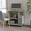 Image de vidaXL Bureau d'ordinateur Chêne sonoma 80x50x75 cm Bois d'ingénierie