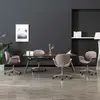 Image de vidaXL Chaises pivotantes à manger lot de 4 taupe tissu