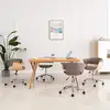 Image de vidaXL Chaises pivotantes à manger lot de 4 taupe tissu
