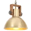 Image de vidaXL Lampe suspendue industrielle 25 W Laiton Rond 30 cm E27