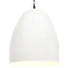 Image de vidaXL Lampe suspendue industrielle 25 W Blanc Rond 42 cm E27