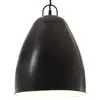 Image de vidaXL Lampe suspendue industrielle 25 W Noir Rond 32 cm E27