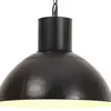 Image de vidaXL Lampe suspendue 25 W Noir Rond 48 cm E27