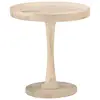 Image de vidaXL Table d'appoint Ø50x55 cm Bois de manguier massif