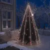 Image de vidaXL Guirlande lumineuse filet d'arbre de Noël 300 LED 300 cm