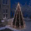 Image de vidaXL Guirlande lumineuse filet d'arbre de Noël 400 LED 400 cm