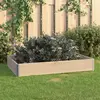Image de vidaXL Jardinière surélevée 80x120 cm Bois de pin solide