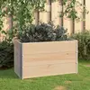 Image de vidaXL Jardinières surélevées 3 pcs 50x100 cm Bois de pin solide