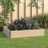 Image de vidaXL Jardinière surélevée 100x100 cm Bois de pin solide
