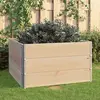 Image de vidaXL Jardinières surélevées 3 pcs 100x100 cm Bois de pin solide