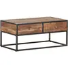 Image de vidaXL Table basse 90x50x40 cm Bois d'acacia brut