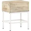 Image de vidaXL Table de chevet 40x30x50 cm Bois de manguier massif