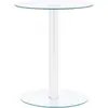 Image de vidaXL Table basse Transparent 40 cm Verre trempé