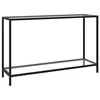 Image de vidaXL Table console Transparent 120x35x75 cm Verre trempé