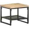 Image de vidaXL Table d'appoint 40x40x35 cm Bois de manguier massif