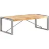 Image de vidaXL Table basse 120x60x40 cm Bois de manguier brut