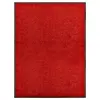 Image de vidaXL Paillasson lavable Rouge 90x120 cm